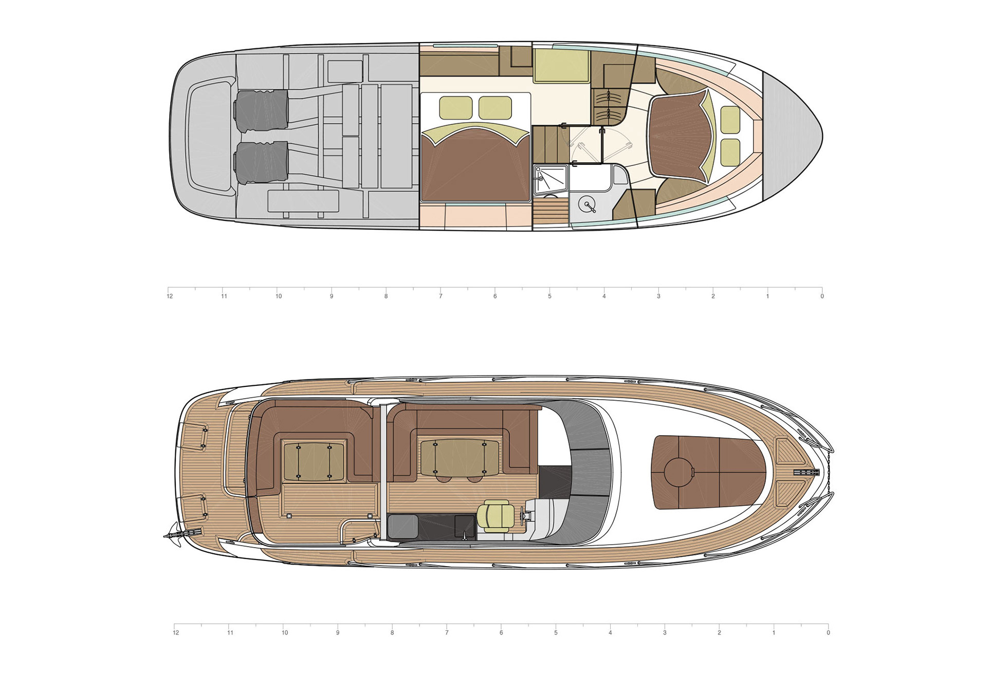 Планировка 375 Marex 2015 год - € 280 000